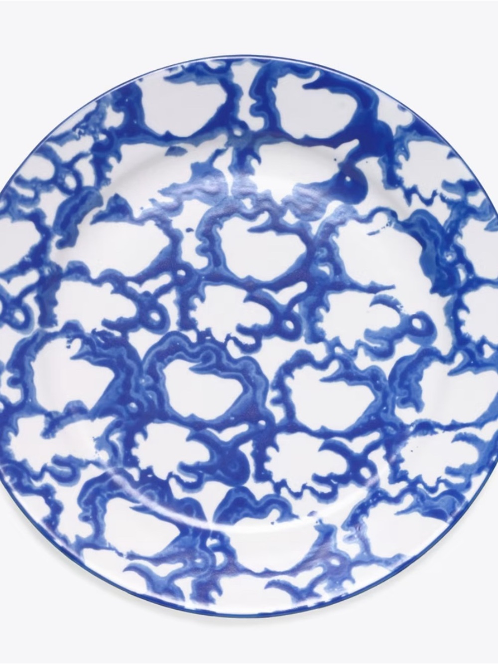 Tory Burch Set of 6 Spongewear Salad Plates